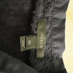 J crew Women blouse size 00 navy color